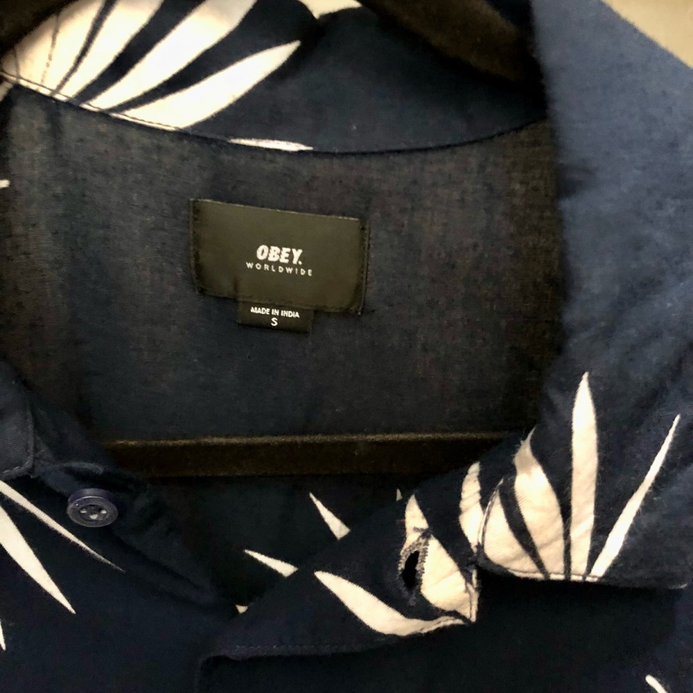 Obey Palm Camp Collar Shirt